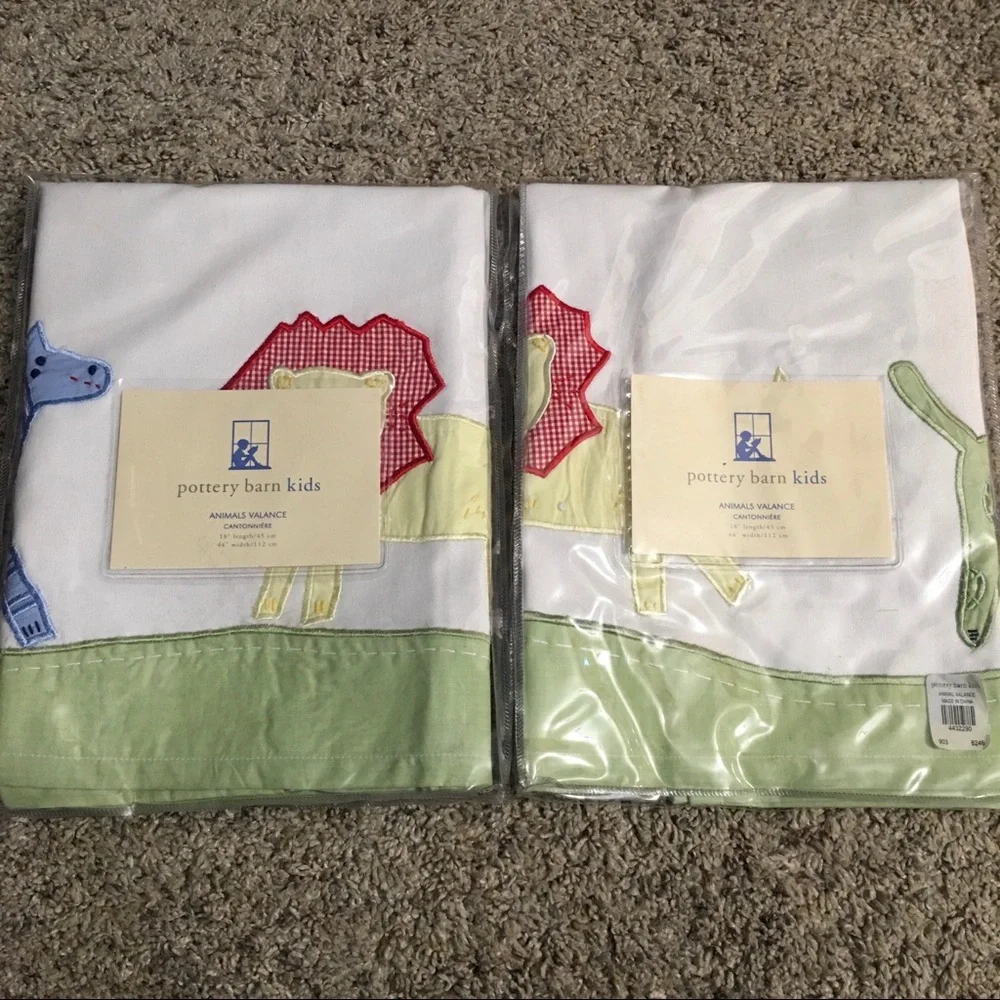Pottery Barn Kids Animal Valances